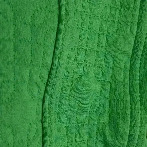 ISAAC‎ MIZRAHI LIVE! ladies long sleeve quilted button  down jacket green large - Picture 8 of 11